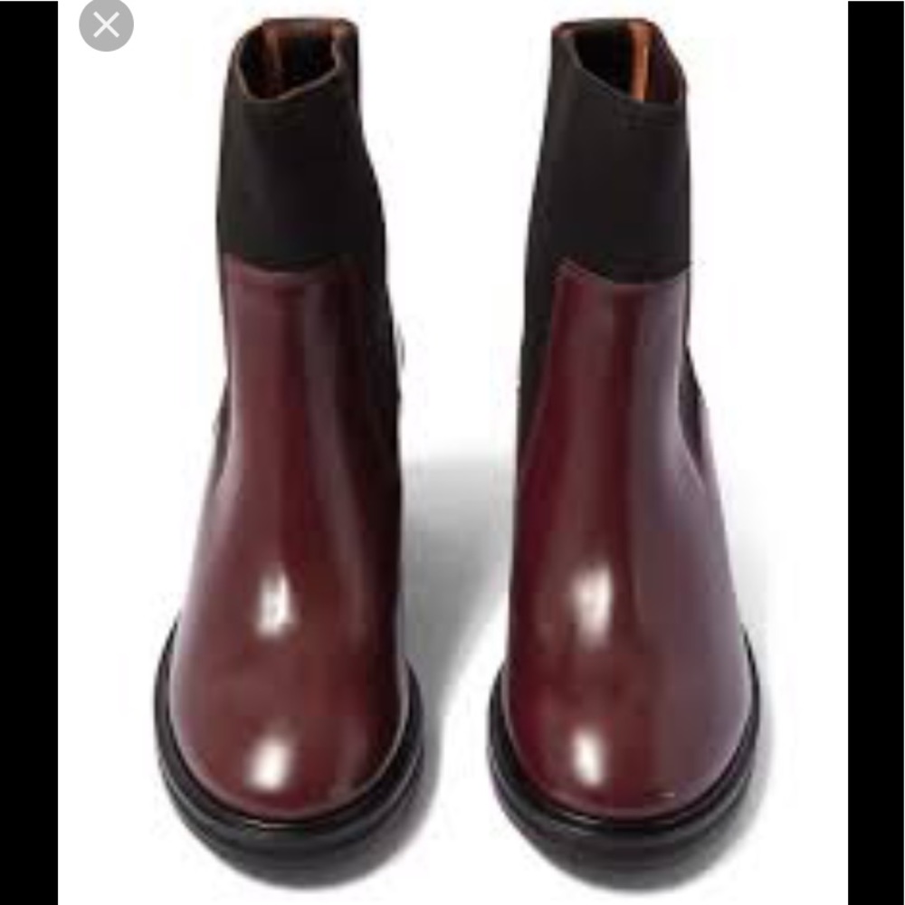 Acne Studios burgundy boots